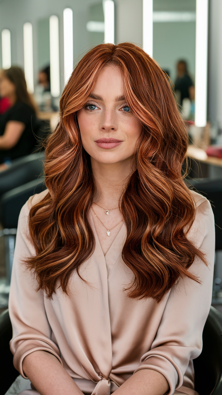56 трендов у медного цвета волос 2025: секреты окрашивания для долговременного эффекта