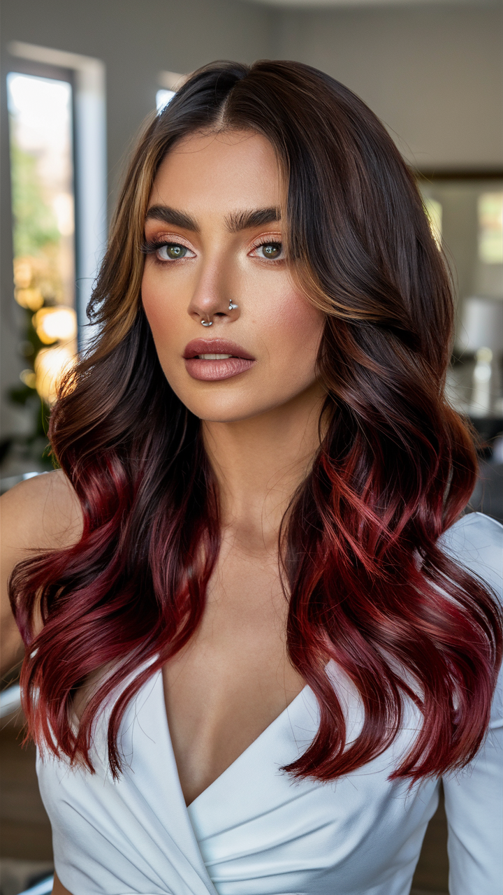 46 секретов окрашивания волос «Вишневая кола» 2025: получите идеальный оттенок