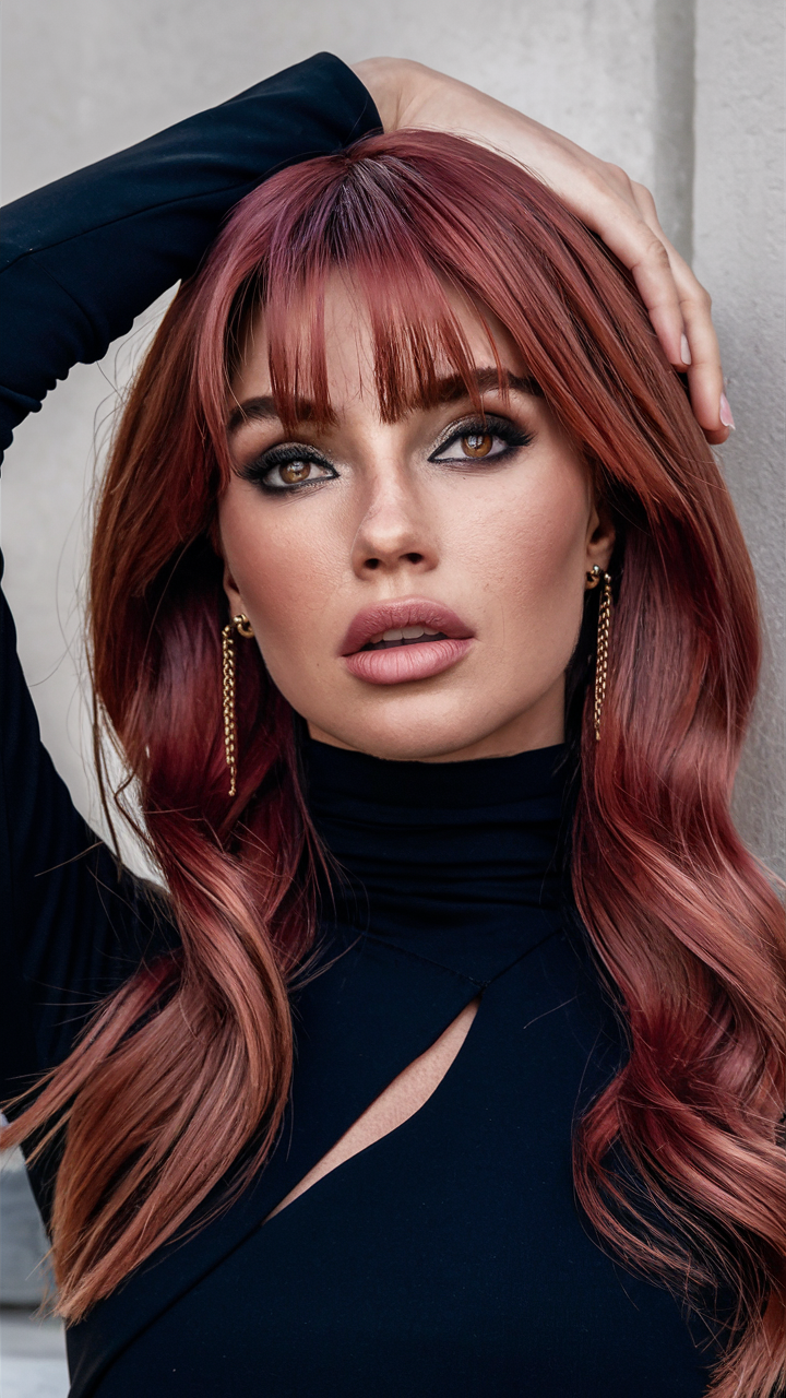 46 секретов окрашивания волос «Вишневая кола» 2025: получите идеальный оттенок