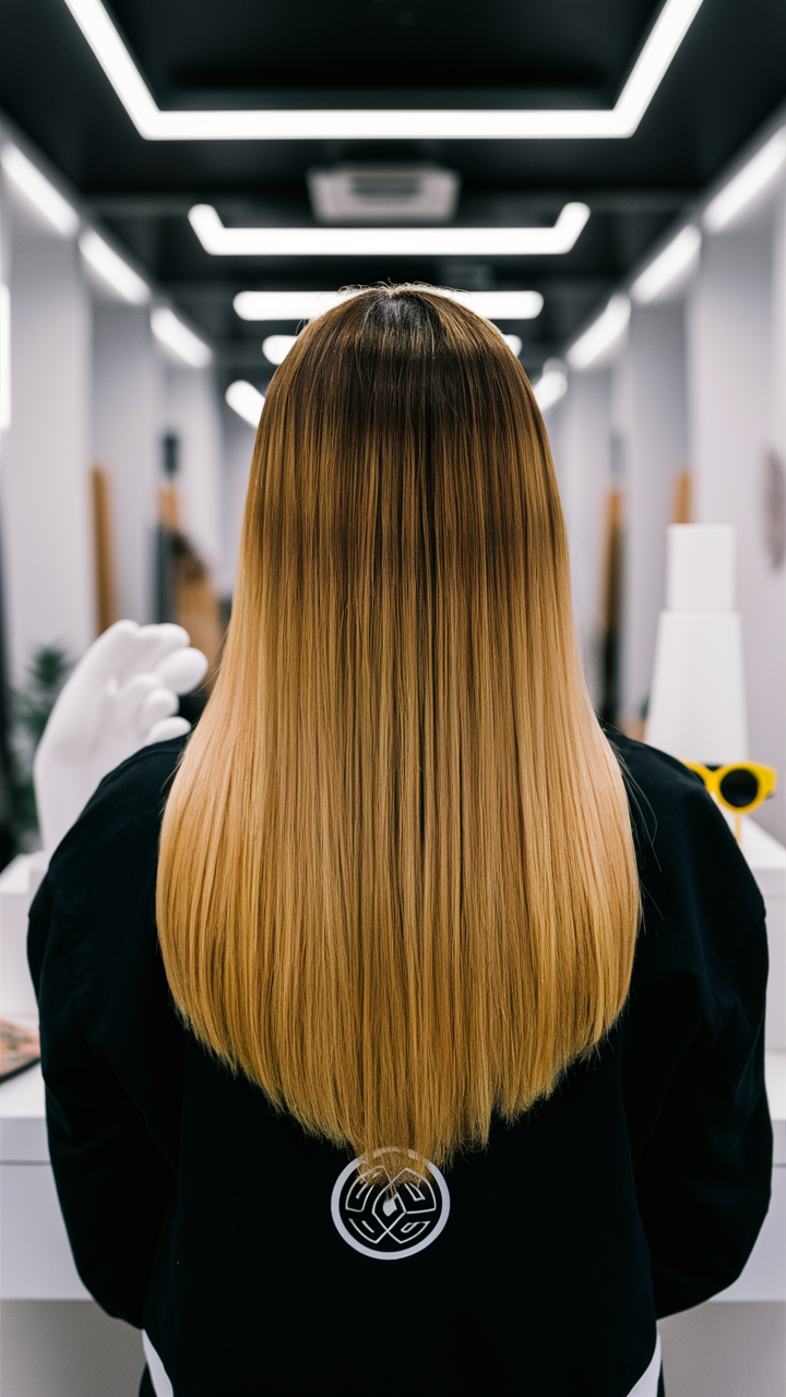 52 роскошные идеи золотого омбре 2025: как выглядеть дорого и стильно