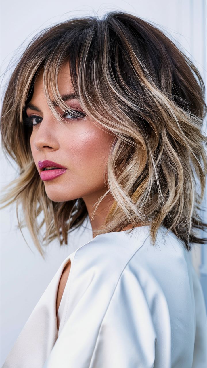 54 ступенчатые стрижки средней длины, которые добавят объема вашим волосам в 2025 году