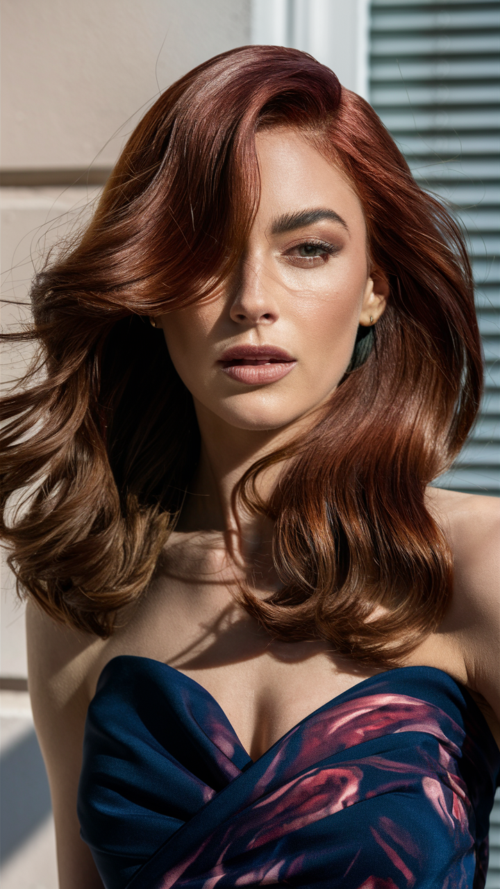 56 розкішних відтінків каштанового кольору волосся 2025 – оберіть свій ідеальний тон