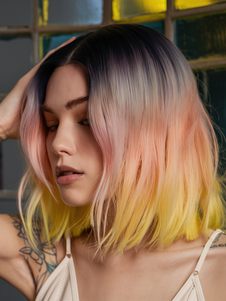 52 роскошные идеи золотого омбре 2025: как выглядеть дорого и стильно