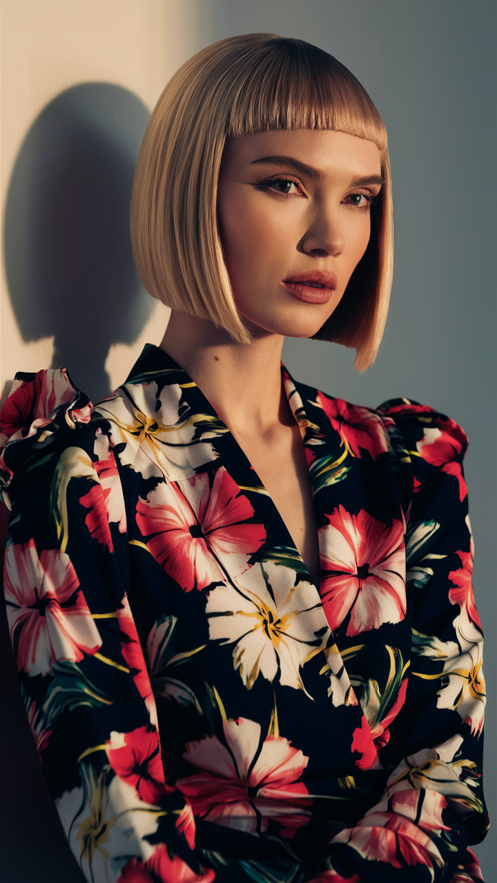 48 вариантов стрижки тупой боб 2025: создайте трендовый образ в этом сезоне