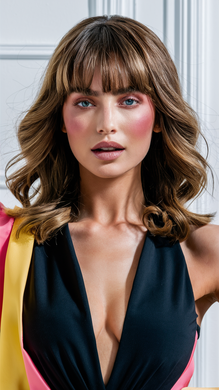 52 модные стрижки с челкой, которые сделают ваш образ неповторимым в 2025 году