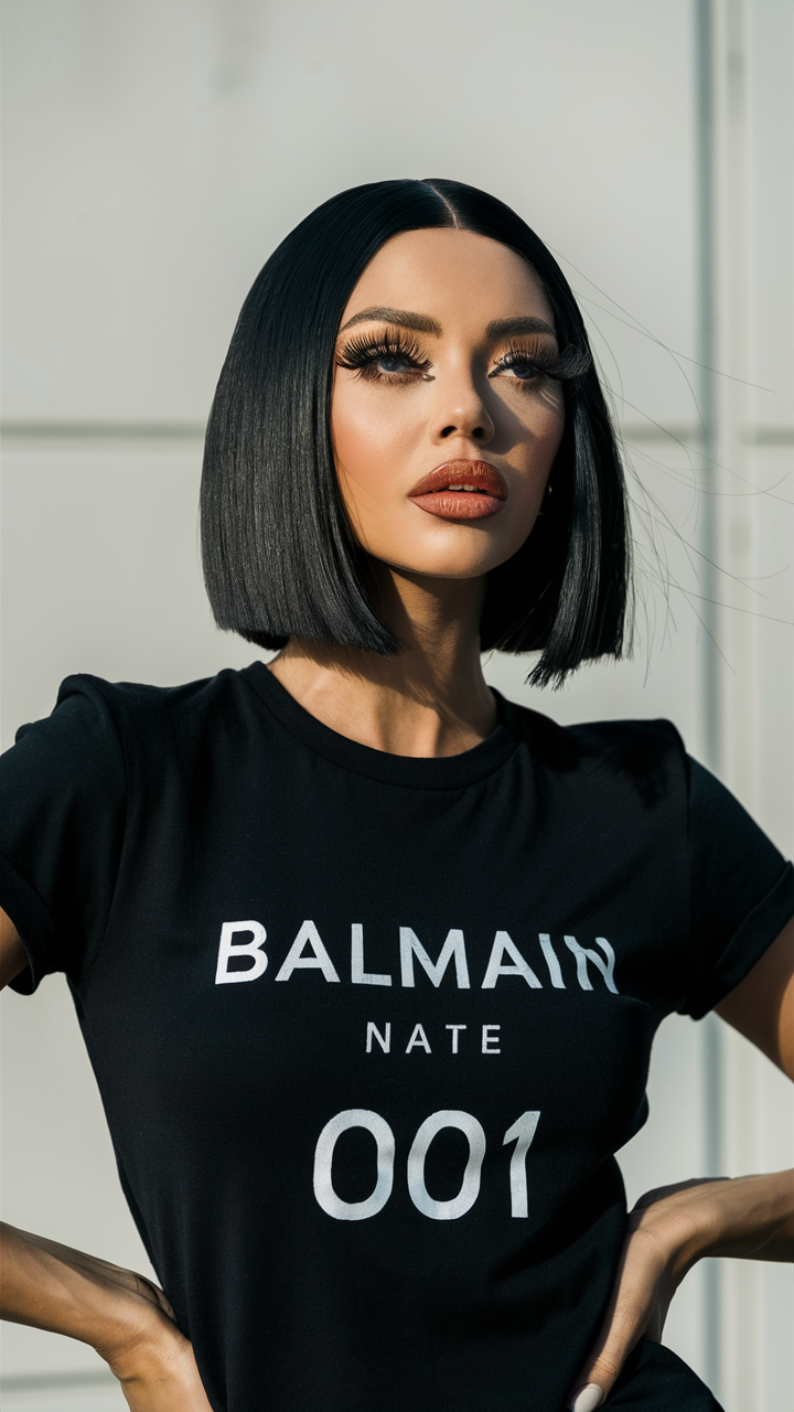 48 вариантов стрижки тупой боб 2025: создайте трендовый образ в этом сезоне