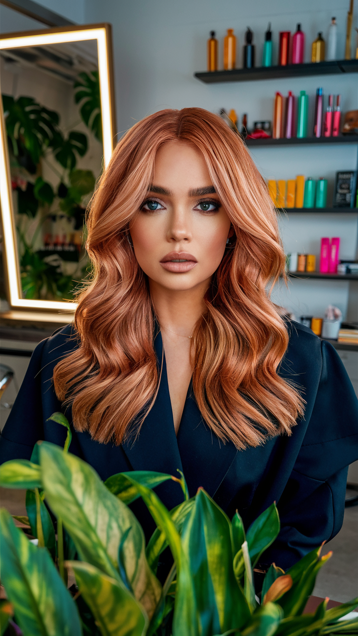 56 трендов у медного цвета волос 2025: секреты окрашивания для долговременного эффекта