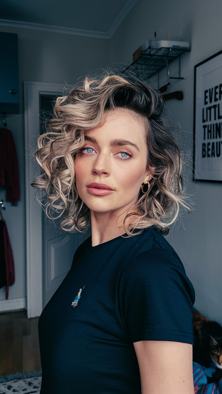 45 коротких кудрявых стрижек: выглядите дорого и роскошно