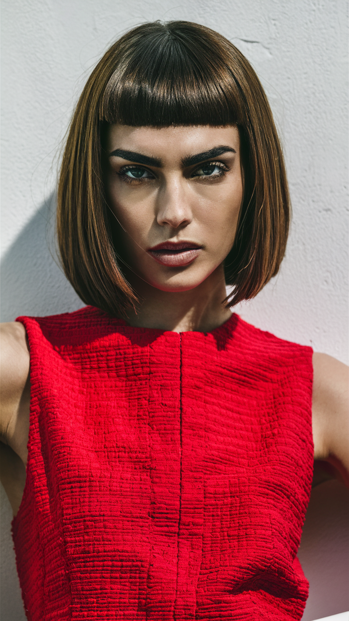 48 вариантов стрижки тупой боб 2025: создайте трендовый образ в этом сезоне