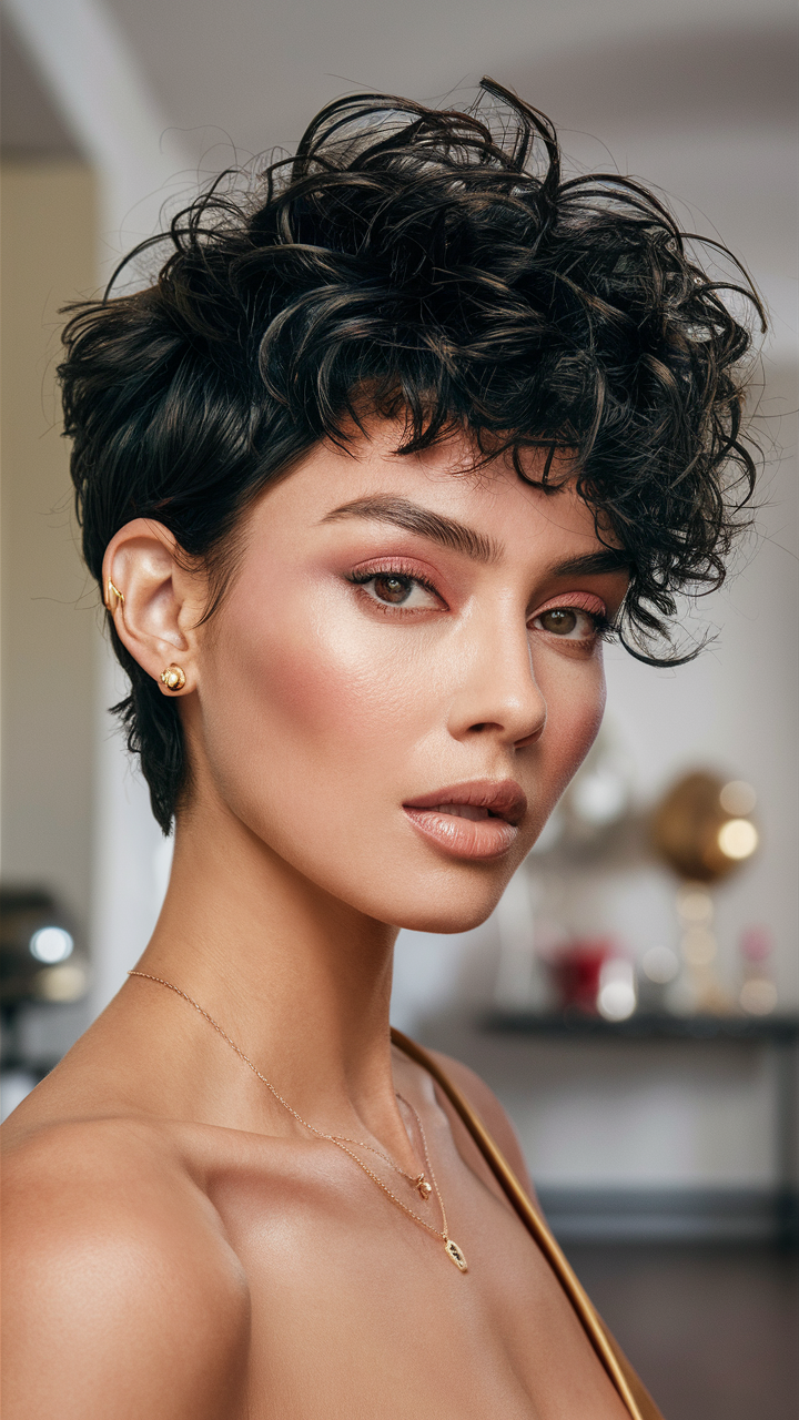 45 коротких кудрявых стрижек: выглядите дорого и роскошно