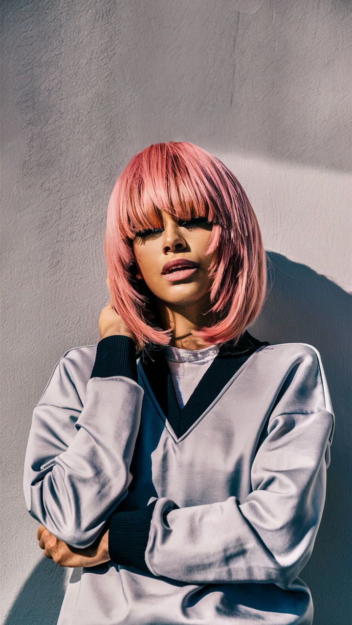 52 модные стрижки с челкой, которые сделают ваш образ неповторимым в 2025 году