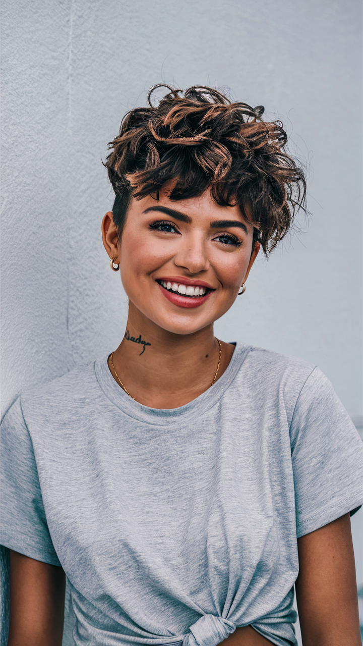 45 коротких кудрявых стрижек: выглядите дорого и роскошно