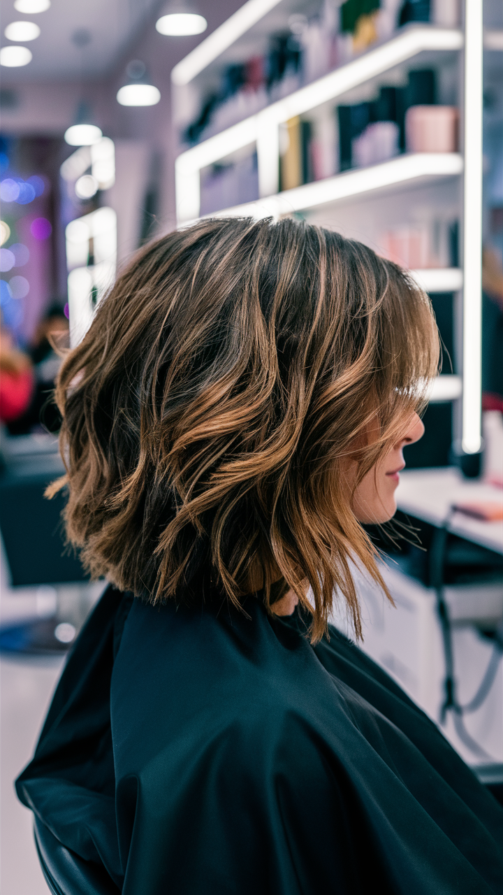 54 ступенчатые стрижки средней длины, которые добавят объема вашим волосам в 2025 году