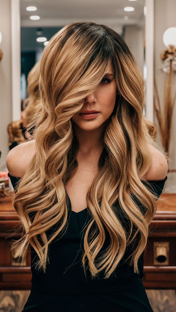 52 роскошные идеи золотого омбре 2025: как выглядеть дорого и стильно