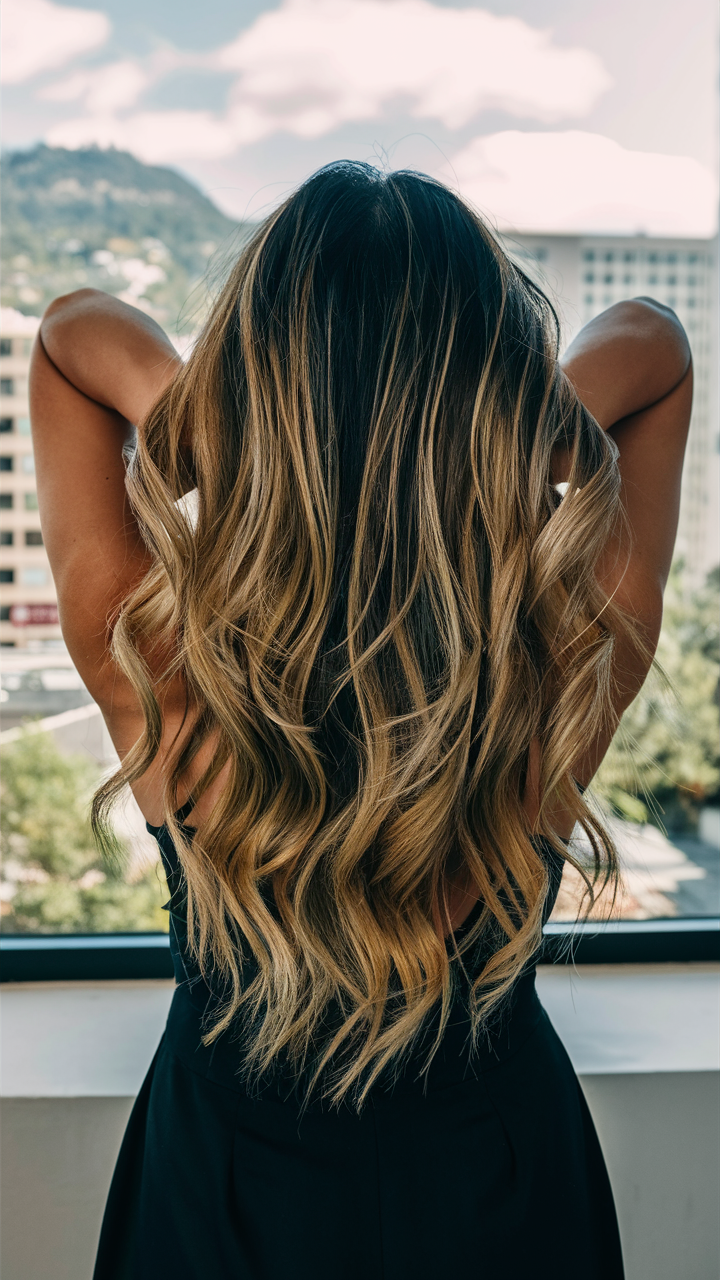 52 роскошные идеи золотого омбре 2025: как выглядеть дорого и стильно