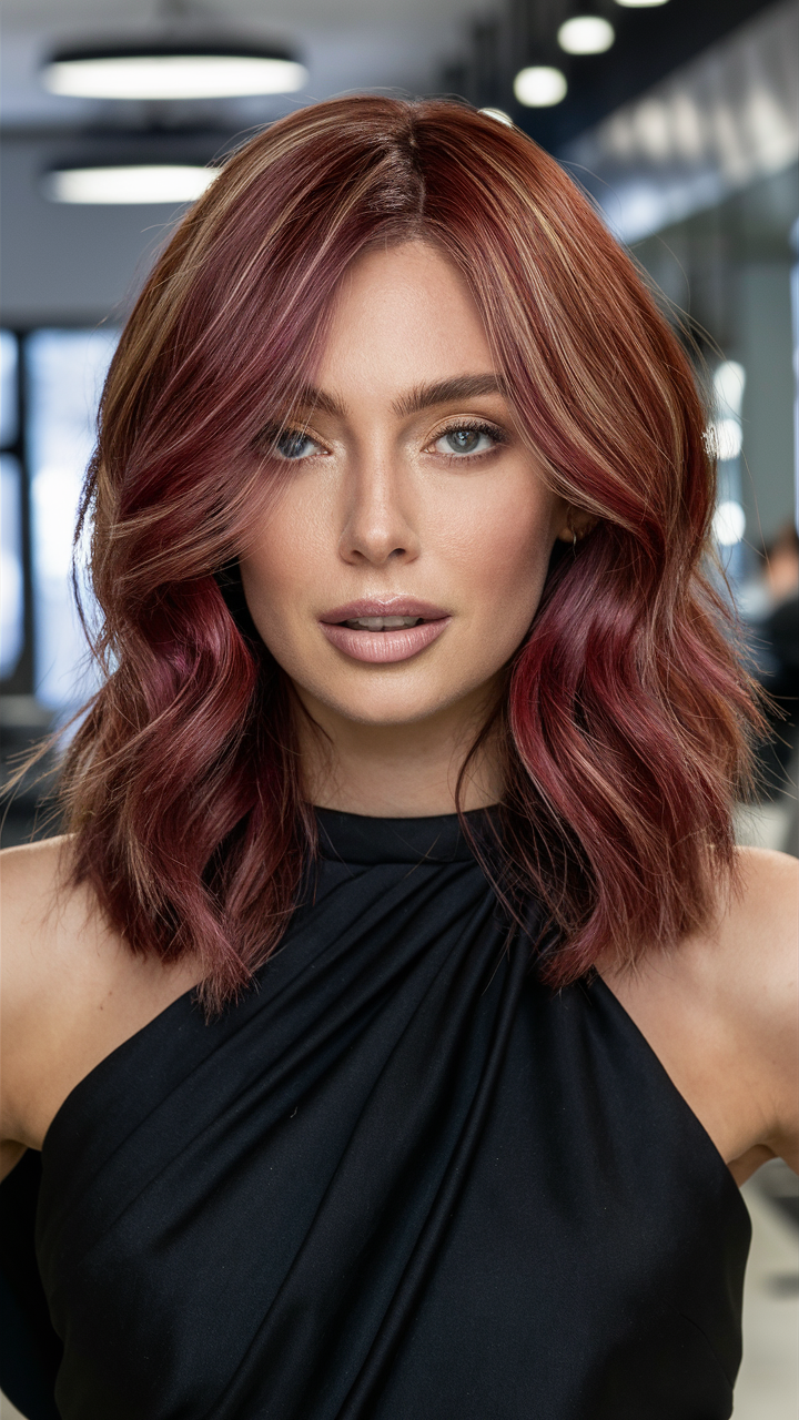 46 секретов окрашивания волос «Вишневая кола» 2025: получите идеальный оттенок