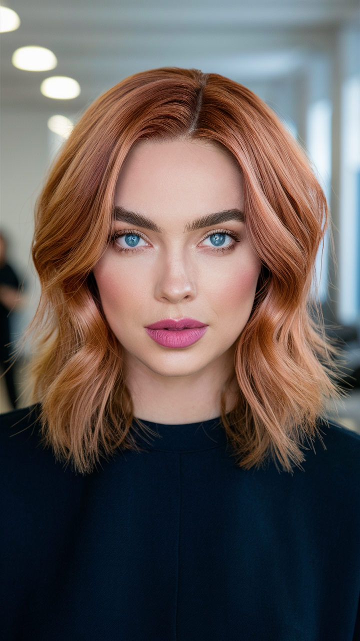 56 трендов у медного цвета волос 2025: секреты окрашивания для долговременного эффекта