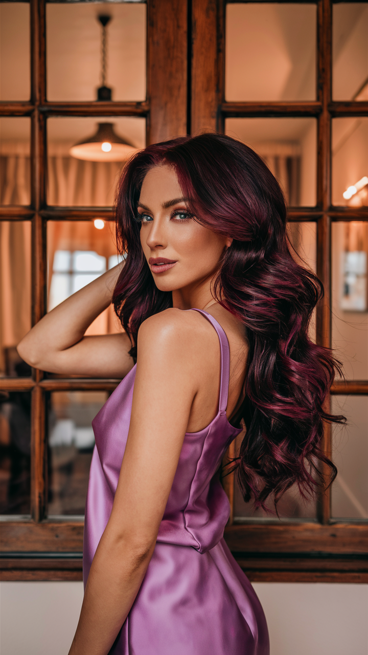 46 секретов окрашивания волос «Вишневая кола» 2025: получите идеальный оттенок