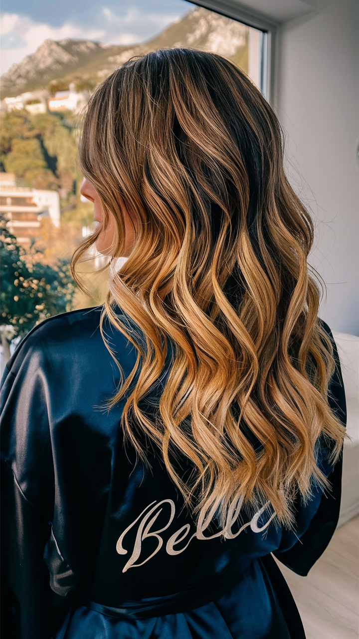 52 роскошные идеи золотого омбре 2025: как выглядеть дорого и стильно