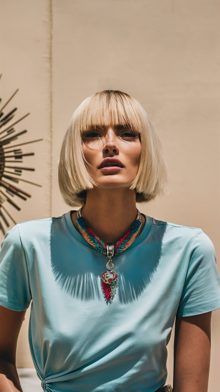 48 вариантов стрижки тупой боб 2025: создайте трендовый образ в этом сезоне