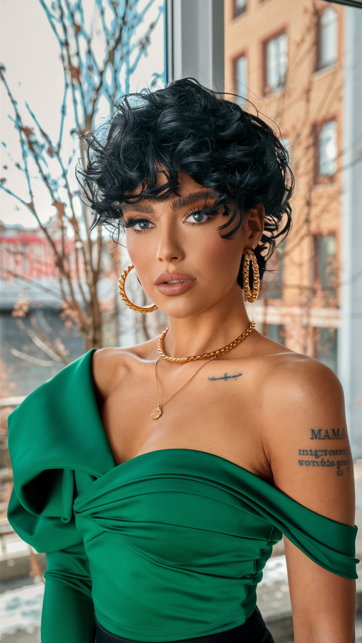 45 коротких кудрявых стрижек: выглядите дорого и роскошно