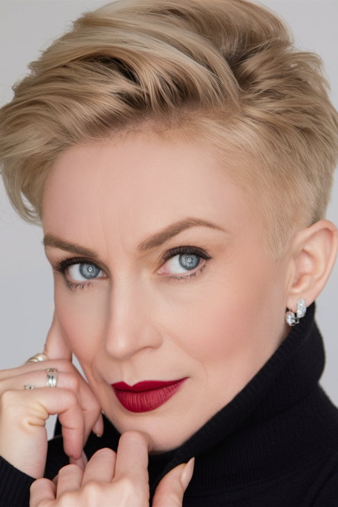 47 самых новых стрижек для женщин за 60 - стильный вид в 2025 году