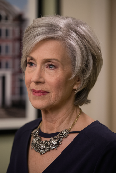 47 самых новых стрижек для женщин за 60 - стильный вид в 2025 году