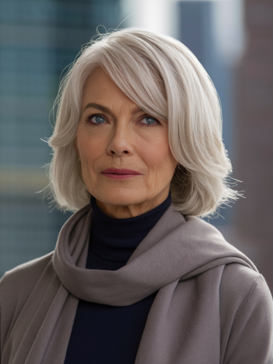 47 самых новых стрижек для женщин за 60 - стильный вид в 2025 году