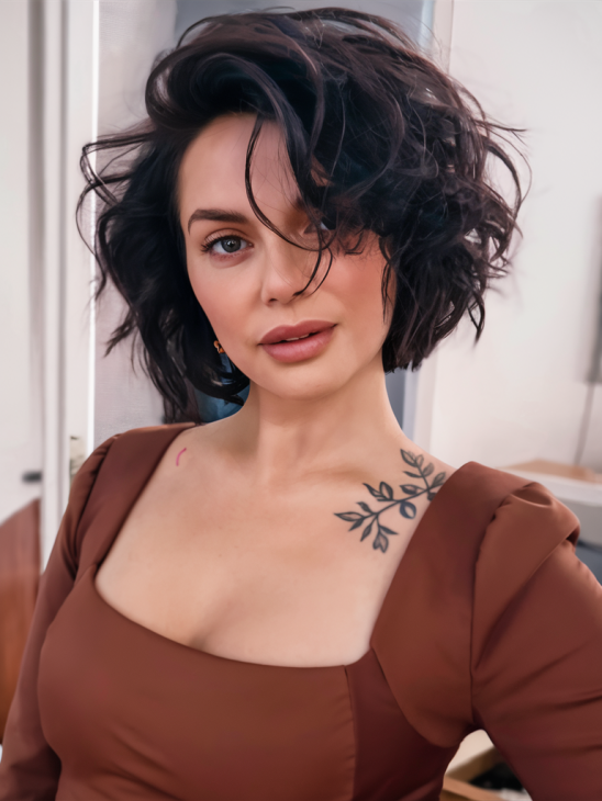 45 коротких кудрявых стрижек: выглядите дорого и роскошно