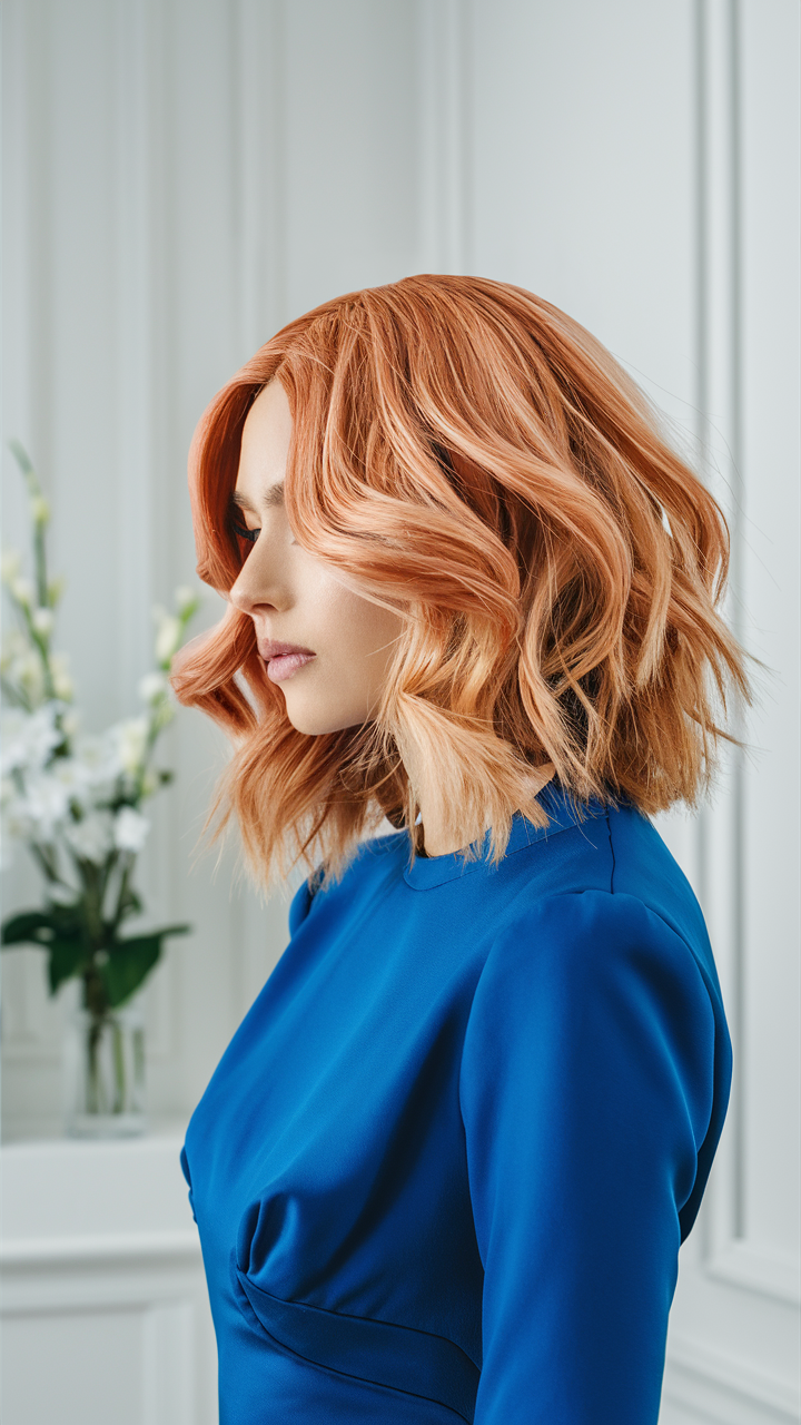 49 оттенков персикового цвета волос 2025, которые подчеркнут вашу красоту и уникальность