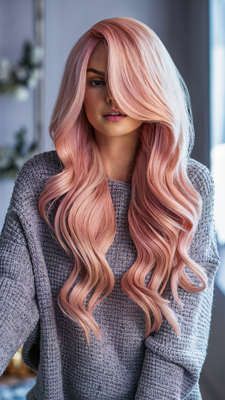49 оттенков персикового цвета волос 2025, которые подчеркнут вашу красоту и уникальность