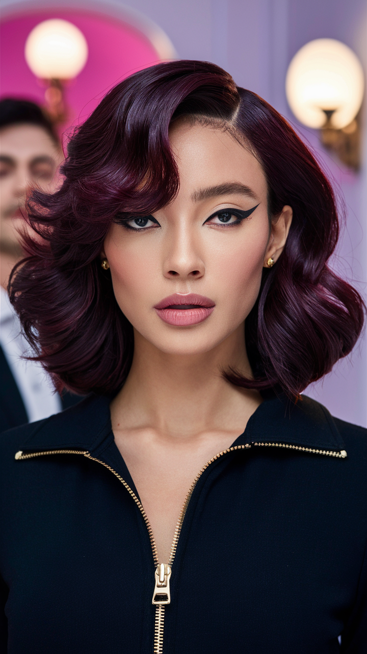 45 вариантов окрашивания волос в черно-вишневый: найдите свой идеальный тон