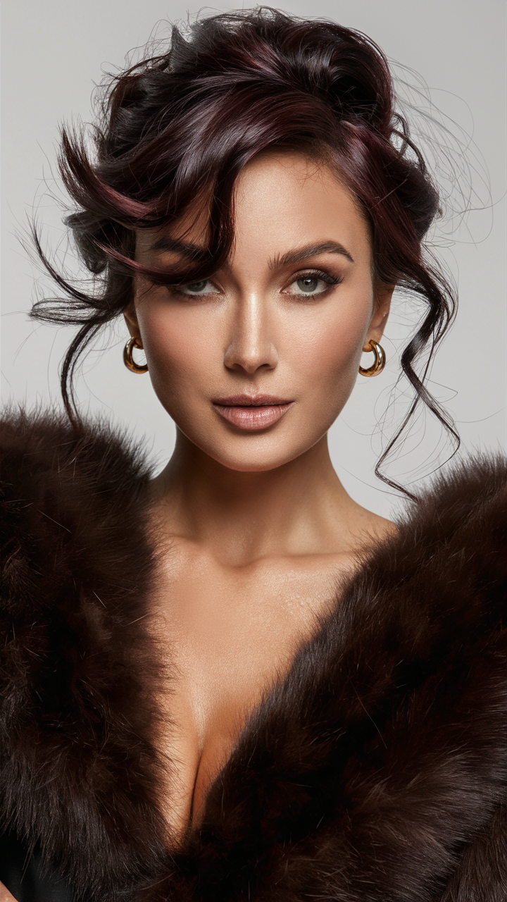 45 вариантов окрашивания волос в черно-вишневый: найдите свой идеальный тон