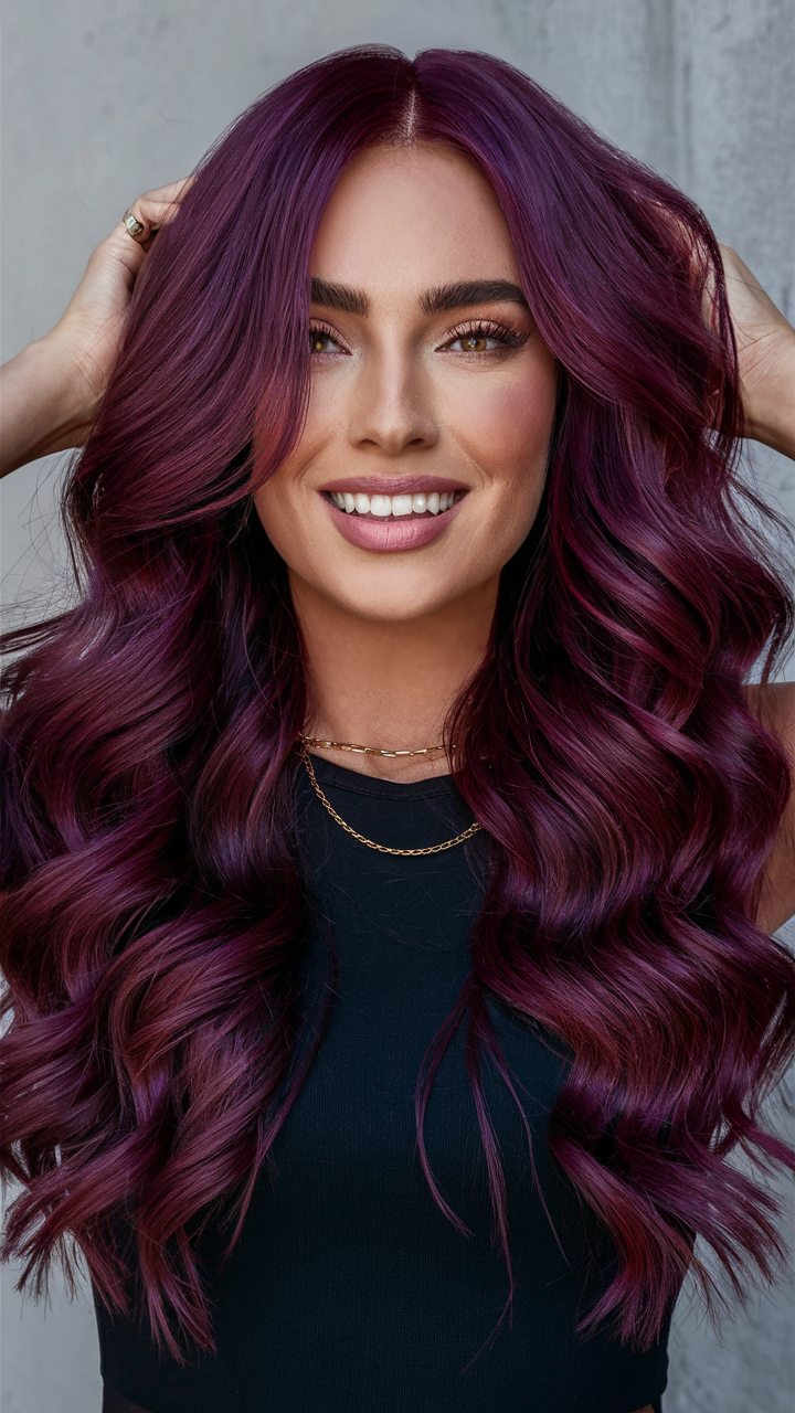 47 розкішних відтінків бордового волосся 2025, зробіть свій образ незабутнім