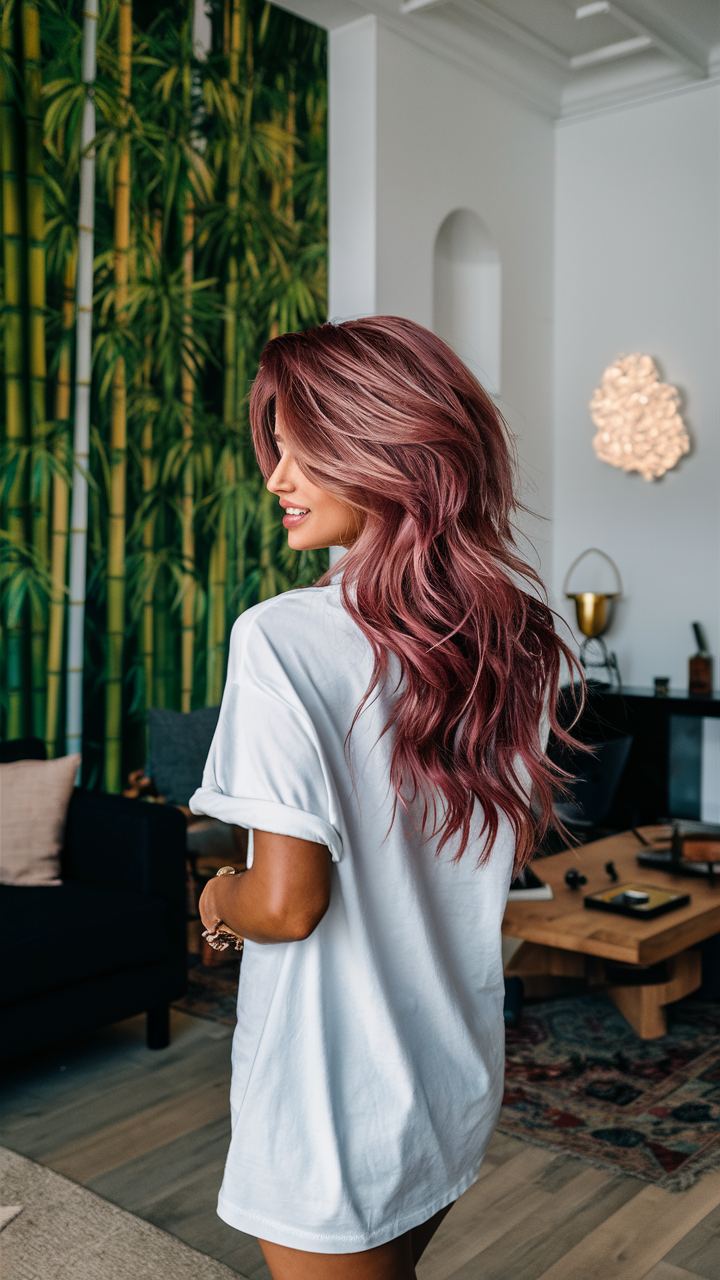 47 розкішних відтінків бордового волосся 2025, зробіть свій образ незабутнім