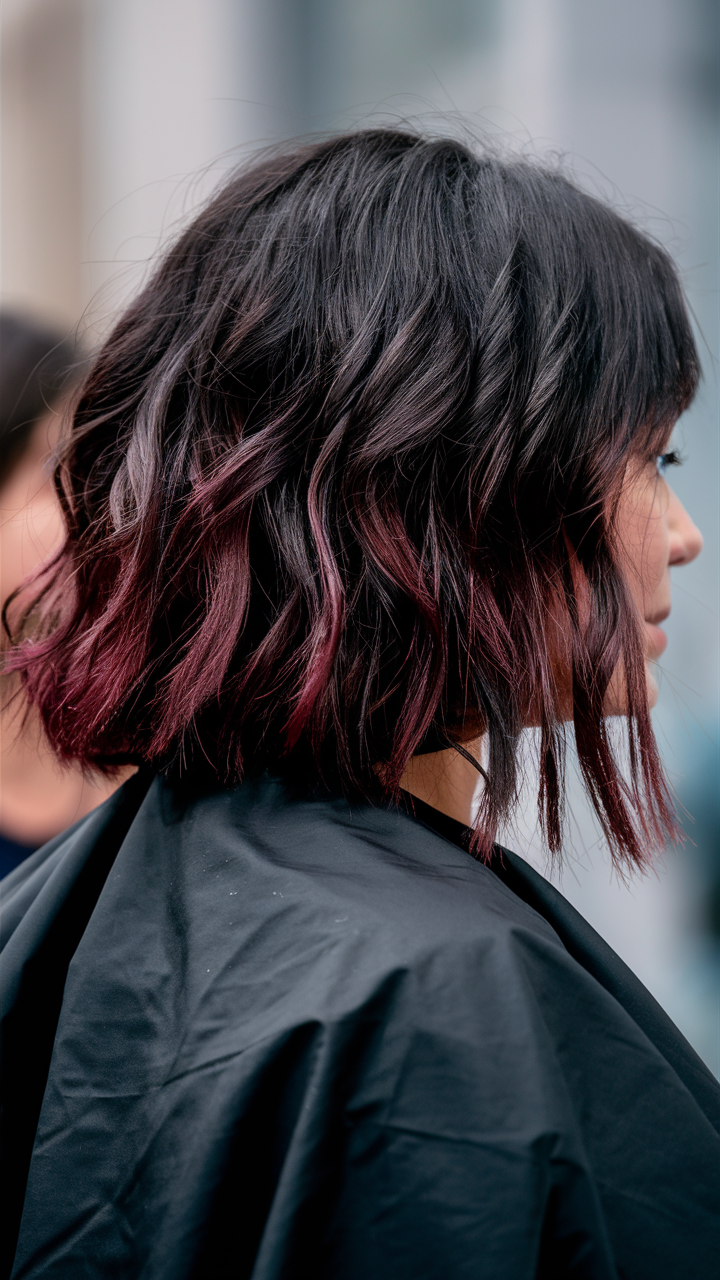 45 вариантов окрашивания волос в черно-вишневый: найдите свой идеальный тон