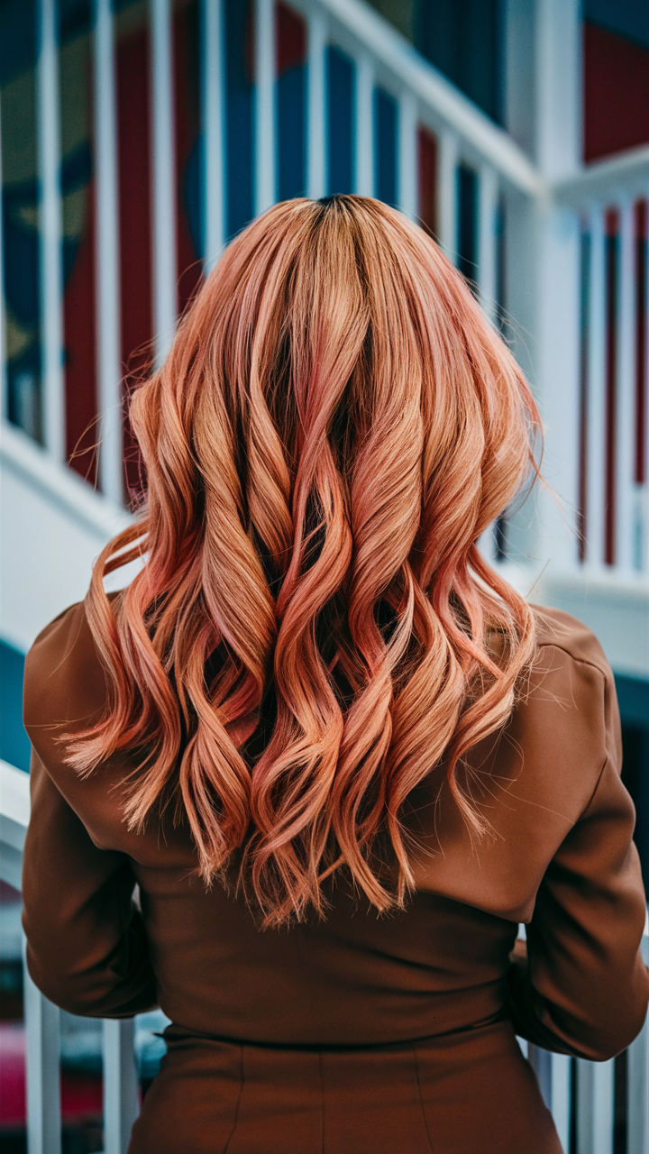 49 оттенков персикового цвета волос 2025, которые подчеркнут вашу красоту и уникальность