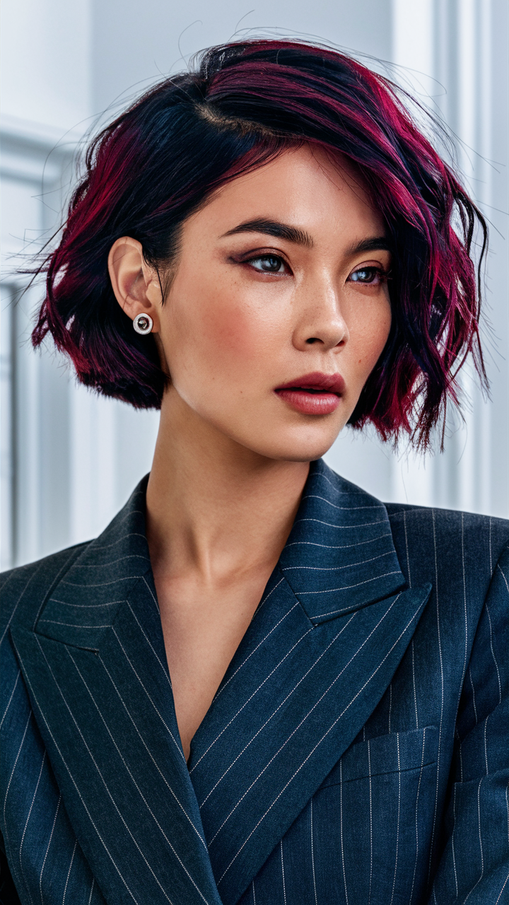 45 вариантов окрашивания волос в черно-вишневый: найдите свой идеальный тон