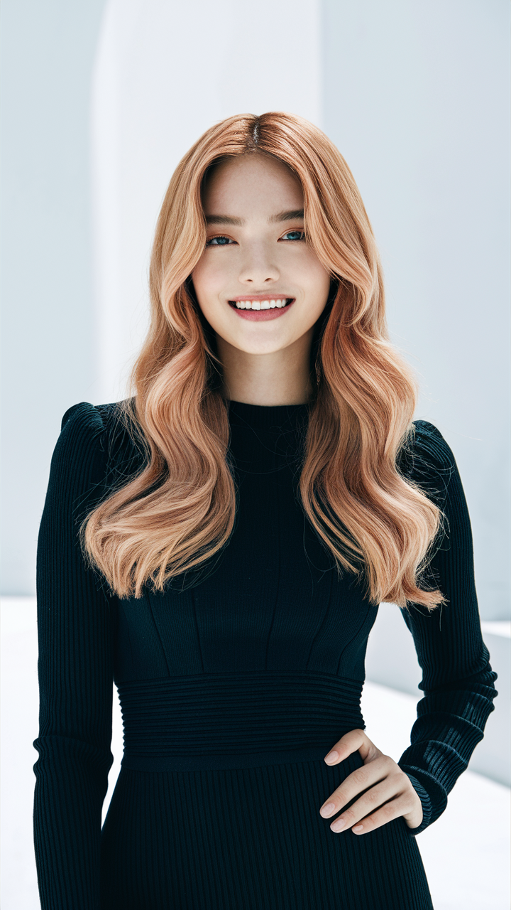 49 оттенков персикового цвета волос 2025, которые подчеркнут вашу красоту и уникальность