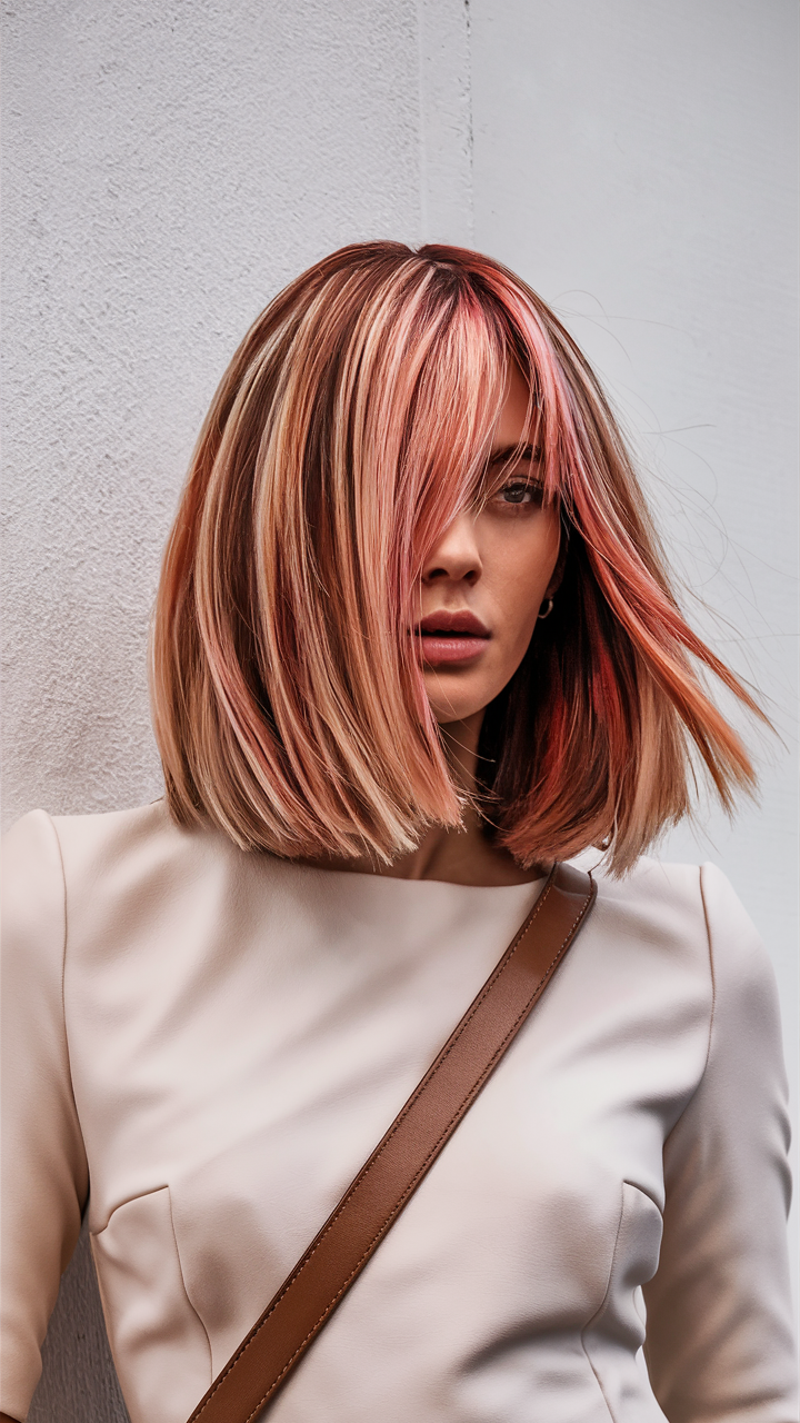 49 оттенков персикового цвета волос 2025, которые подчеркнут вашу красоту и уникальность