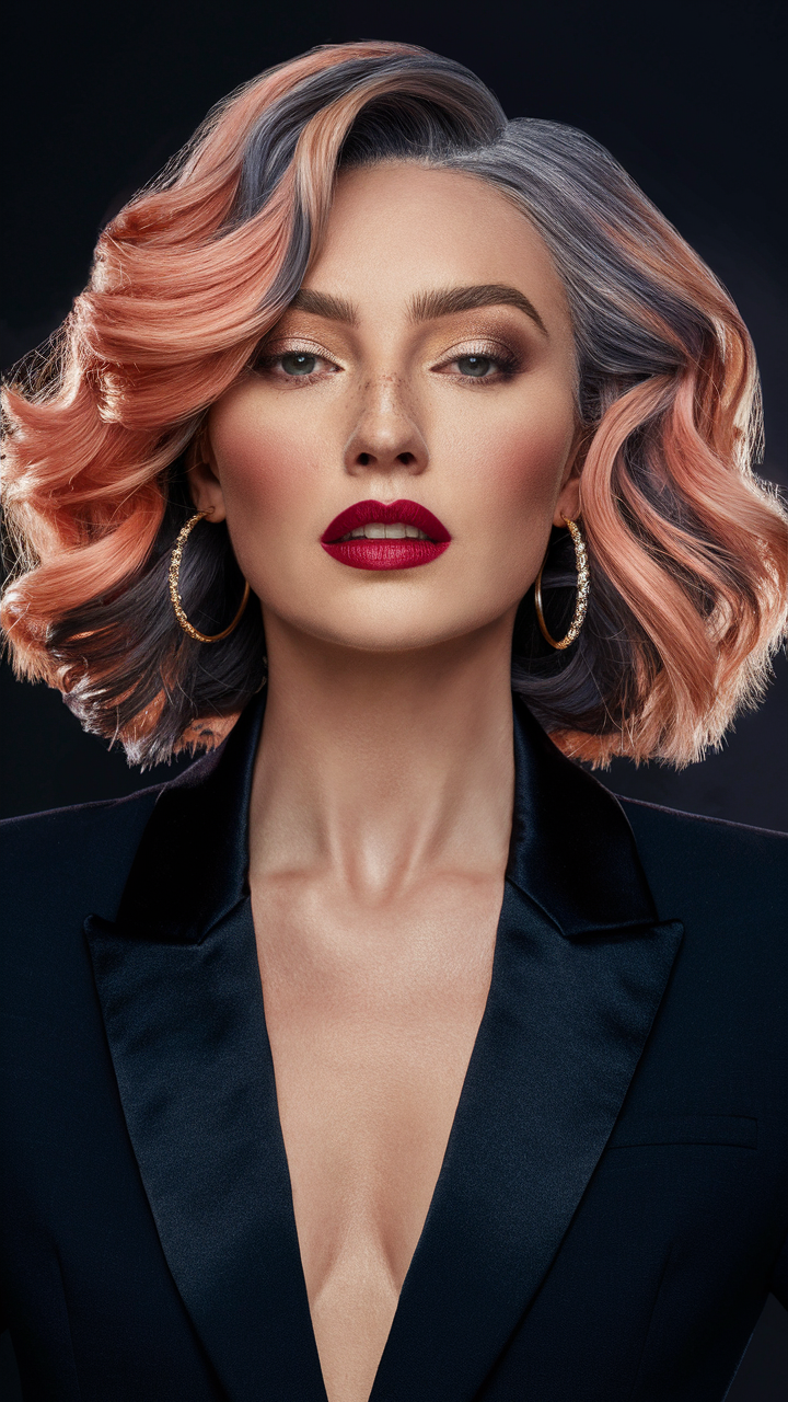 49 оттенков персикового цвета волос 2025, которые подчеркнут вашу красоту и уникальность