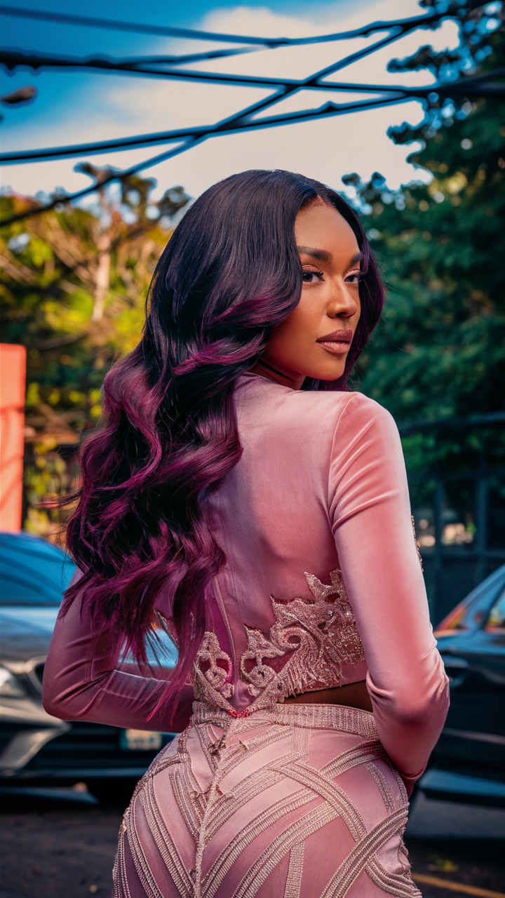 45 вариантов окрашивания волос в черно-вишневый: найдите свой идеальный тон