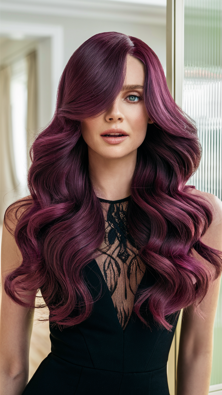 47 розкішних відтінків бордового волосся 2025, зробіть свій образ незабутнім