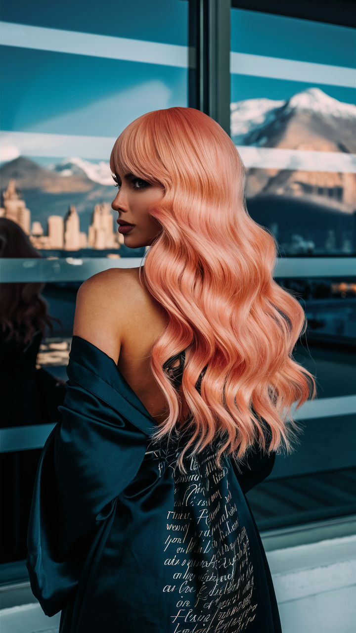 49 оттенков персикового цвета волос 2025, которые подчеркнут вашу красоту и уникальность