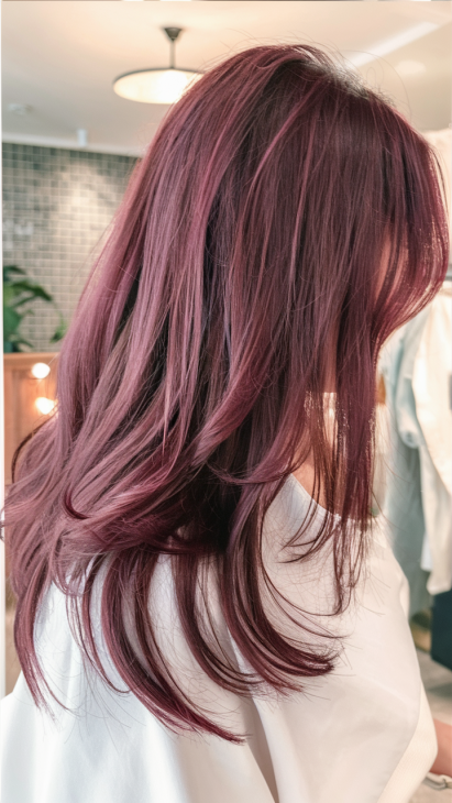 47 розкішних відтінків бордового волосся 2025, зробіть свій образ незабутнім