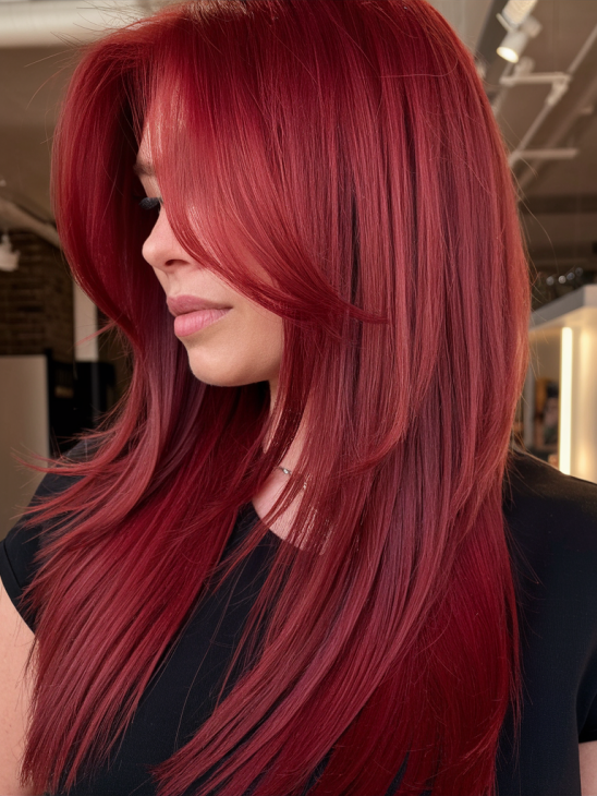 47 розкішних відтінків бордового волосся 2025, зробіть свій образ незабутнім