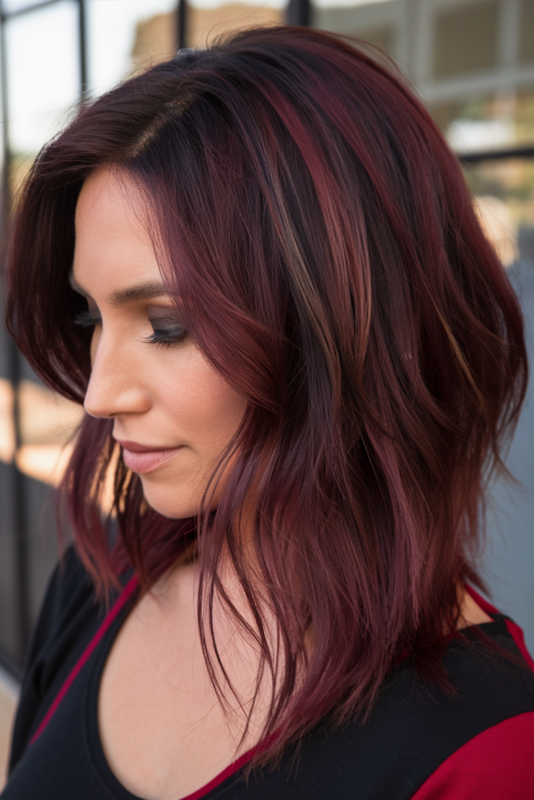 47 розкішних відтінків бордового волосся 2025, зробіть свій образ незабутнім