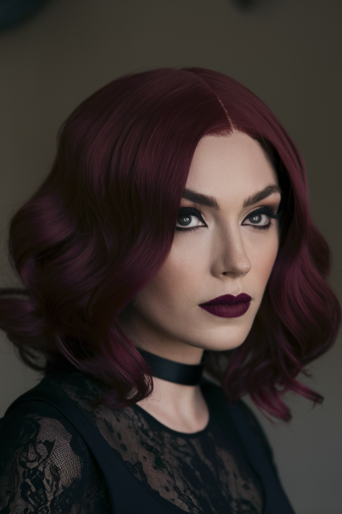 45 вариантов окрашивания волос в черно-вишневый: найдите свой идеальный тон