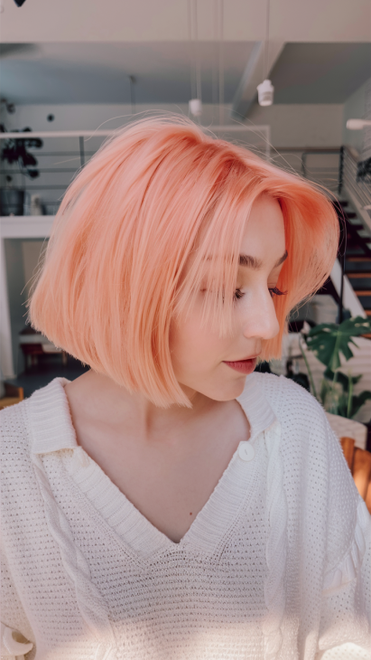 49 оттенков персикового цвета волос 2025, которые подчеркнут вашу красоту и уникальность