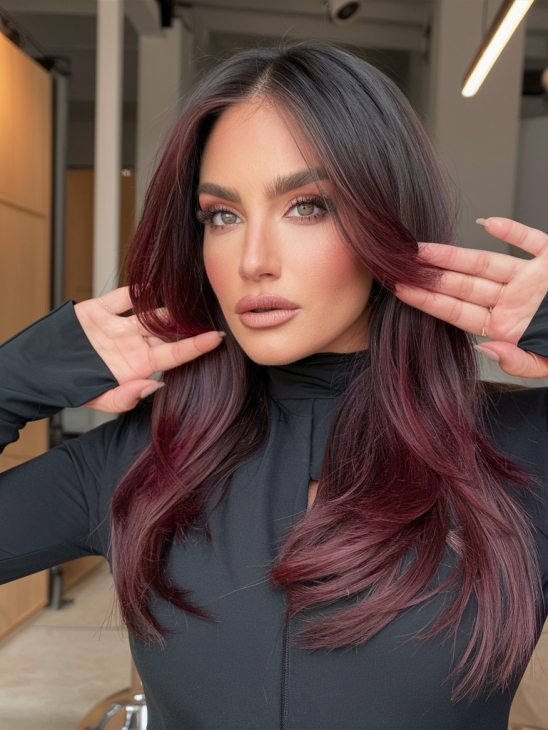 47 розкішних відтінків бордового волосся 2025, зробіть свій образ незабутнім